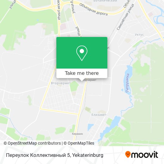 Переулок Коллективный 5 map