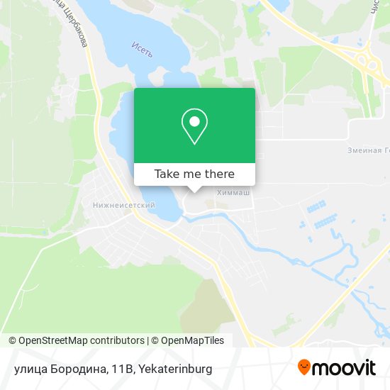 улица Бородина, 11В map
