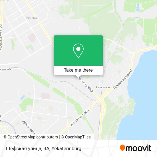 Шефская улица, 3А map