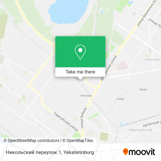 Никольский переулок 1 map