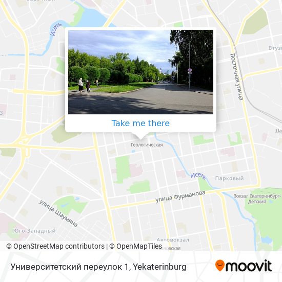 Университетский переулок 1 map