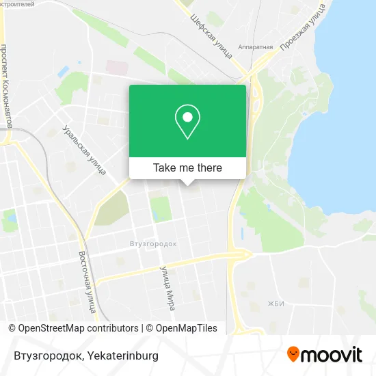 Втузгородок map