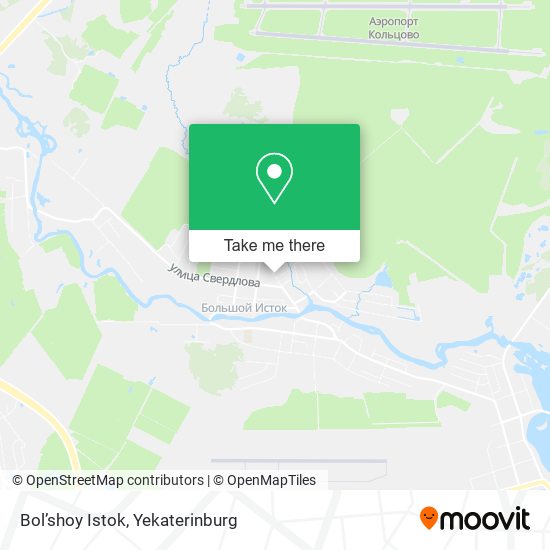 Bol’shoy Istok map