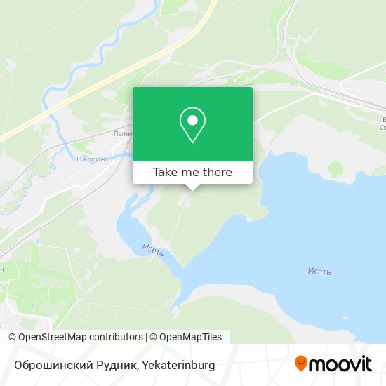Оброшинский Рудник map