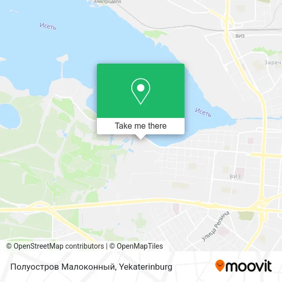 Полуостров Малоконный map