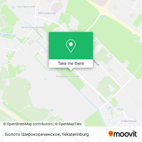 Болото Широкореченское map