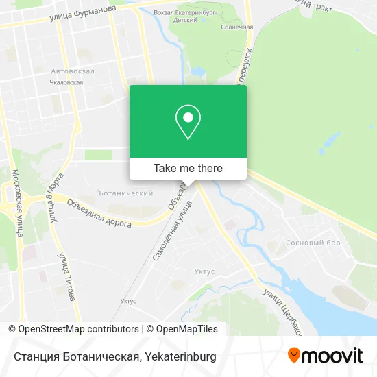Станция Ботаническая map
