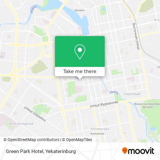 Green Park Hotel map