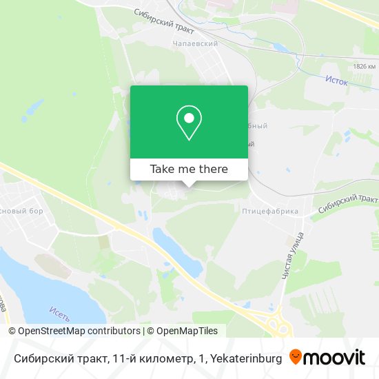 Сибирский тракт, 11-й километр, 1 map