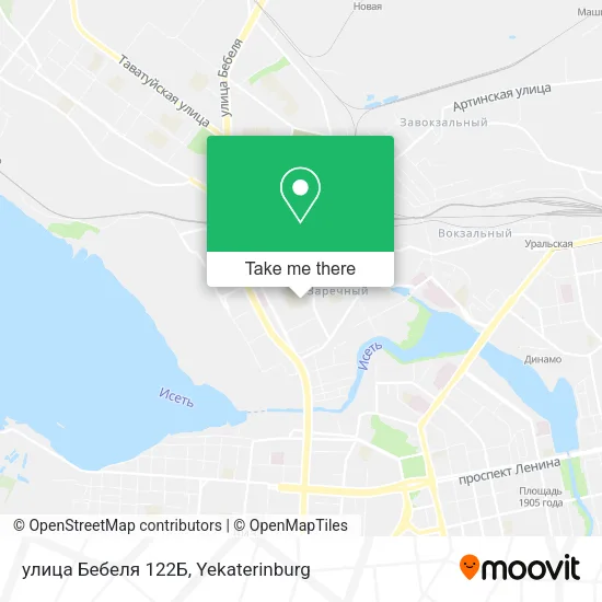 улица Бебеля 122Б map