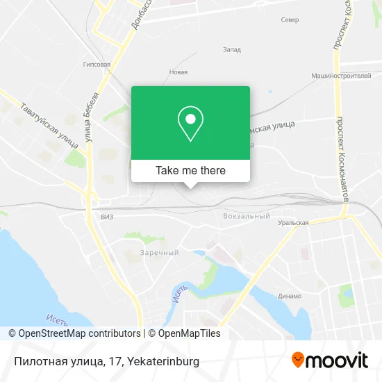 Пилотная улица, 17 map