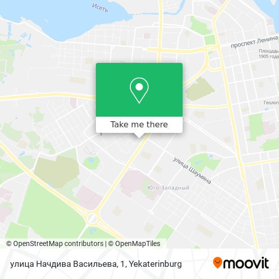 улица Начдива Васильева, 1 map