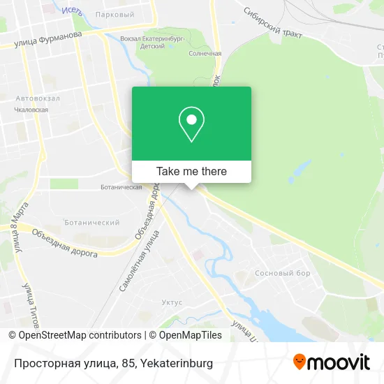 Просторная улица, 85 map