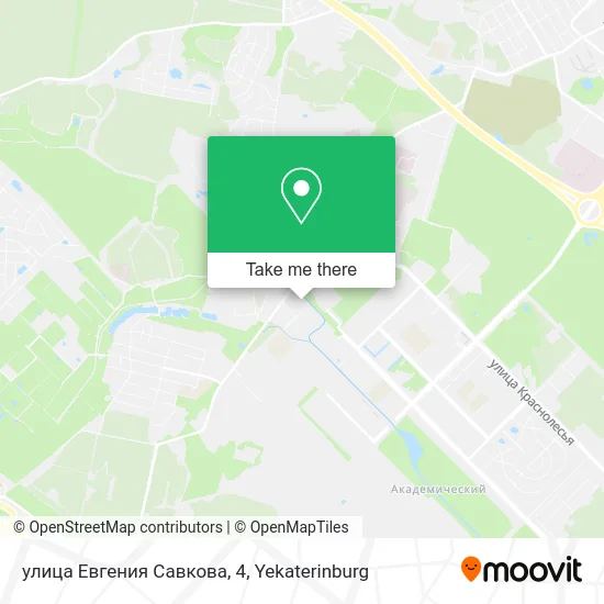 улица Евгения Савкова, 4 map