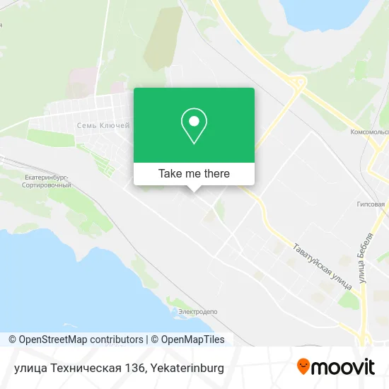 yлица Техническая 136 map