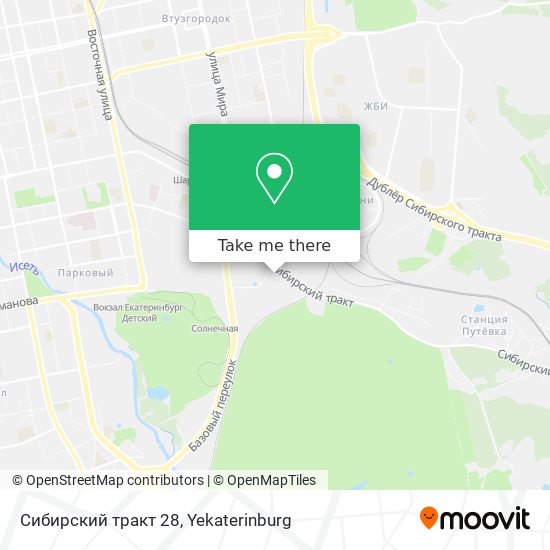 Сибирский тракт 28 map