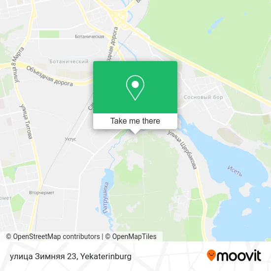 улица Зимняя 23 map