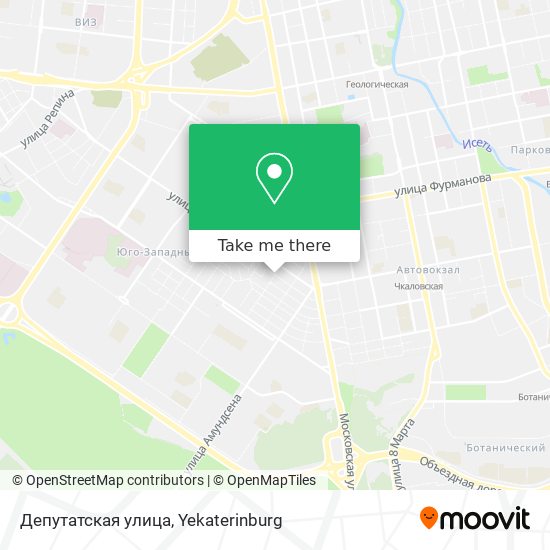 Депутатская улица map
