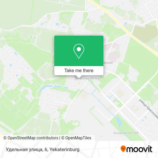 Удельная улица, 6 map