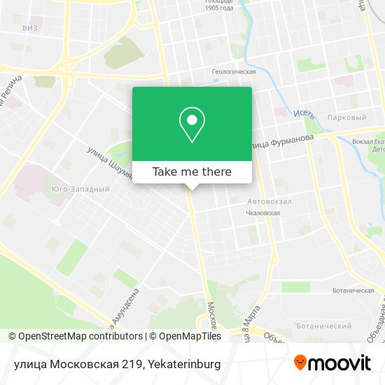 улица Московская 219 map