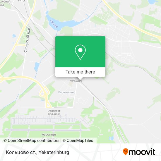 Кольцово ст. map