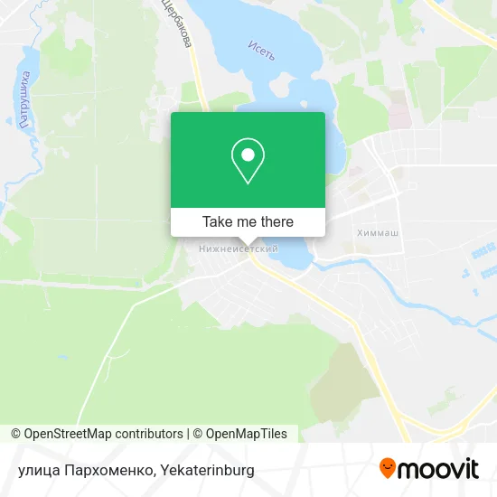 улица Пархоменко map