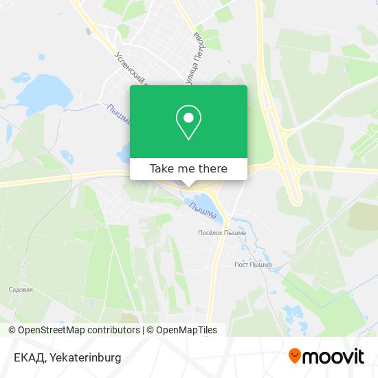ЕКАД map