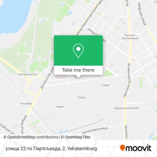 улица 22-го Партсъезда, 2 map