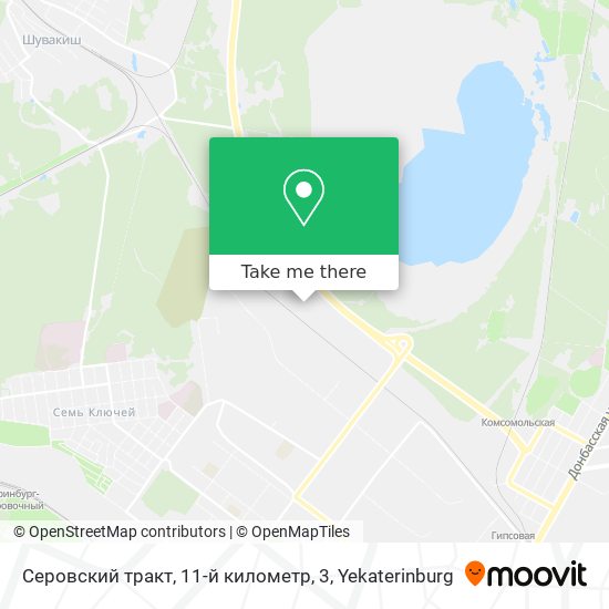 Серовский тракт, 11-й километр, 3 map