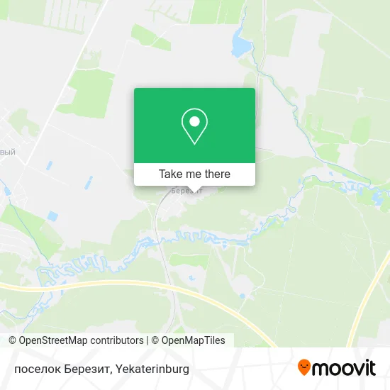 поселок Березит map