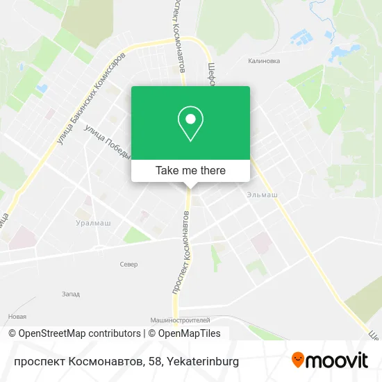 проспект Космонавтов, 58 map