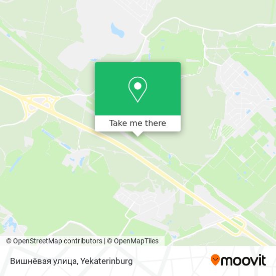 Вишнёвая улица map