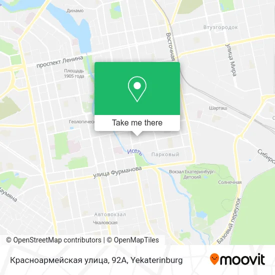 Красноармейская улица, 92А map