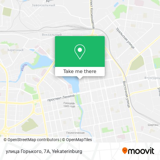 улица Горького, 7А map