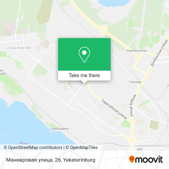 Маневровая улица, 26 map