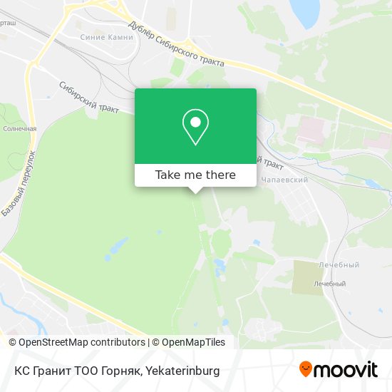 КС Гранит ТОО Горняк map