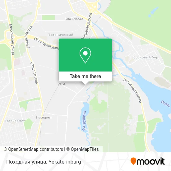 Походная улица map