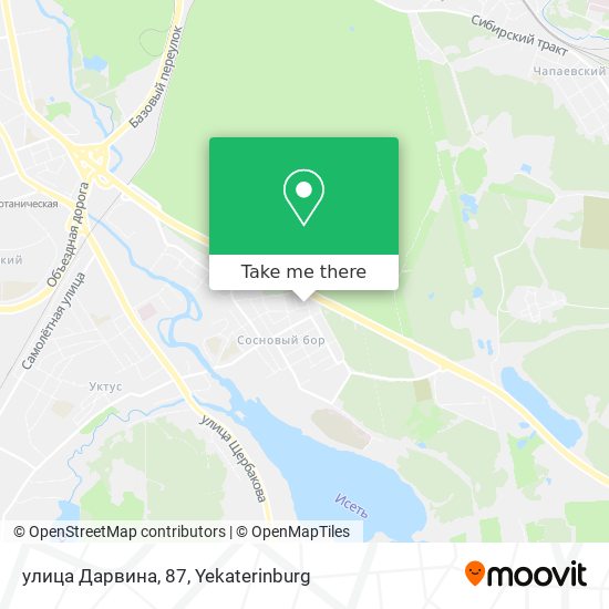 улица Дарвина, 87 map