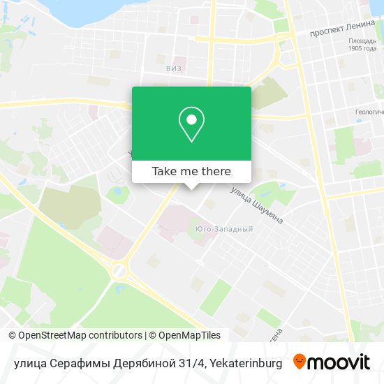 улица Серафимы Дерябиной 31/4 map