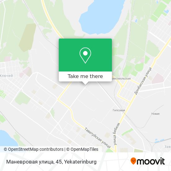 Маневровая улица, 45 map