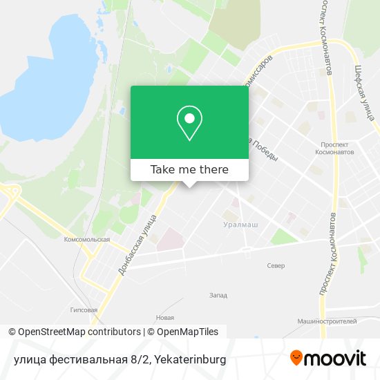 улица фестивальная 8/2 map