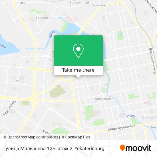 улица Малышева 12Б, этаж 2 map