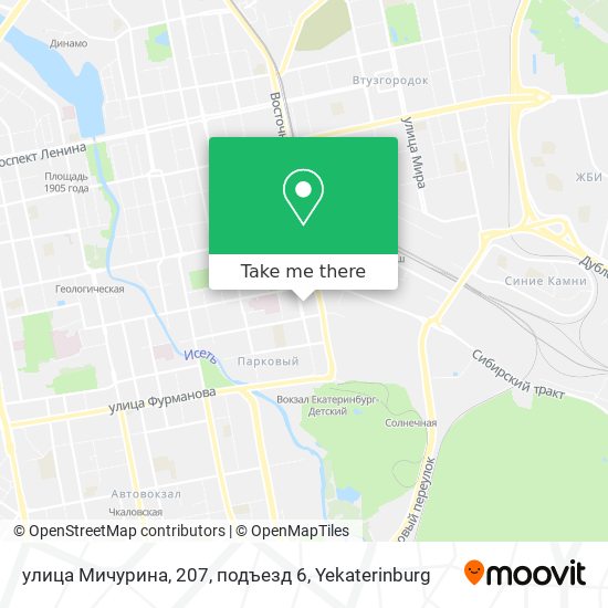 улица Мичурина, 207, подъезд 6 map