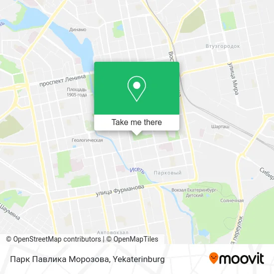 Парк Павлика Морозова map