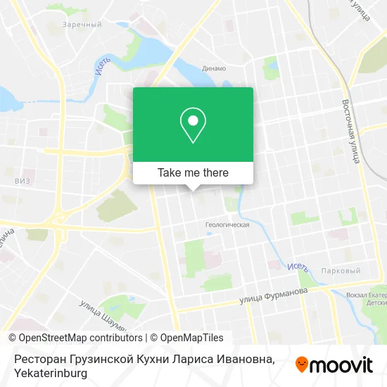 Ресторан Грузинской Кухни Лариса Ивановна map
