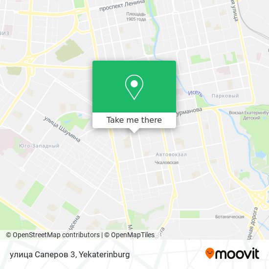 улица Саперов 3 map