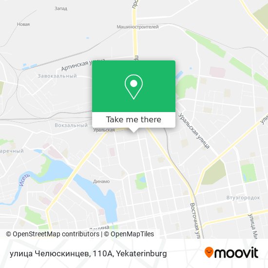 улица Челюскинцев, 110А map