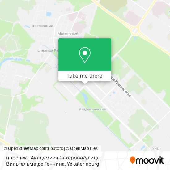 проспект Академика Сахарова / улица Вильгельма де Геннина map