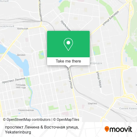 проспект Ленина & Восточная улица map
