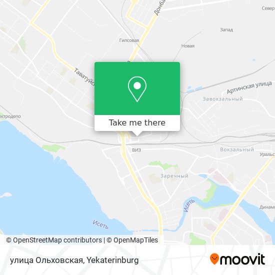 улица Ольховская map